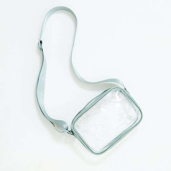 ThermoFlask Waterproof Transparent TF Crossbody Bag – Mint Green