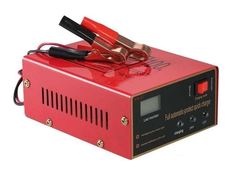 Full Automatic Intelligent Battery Charger – Red 100Ah MF-2