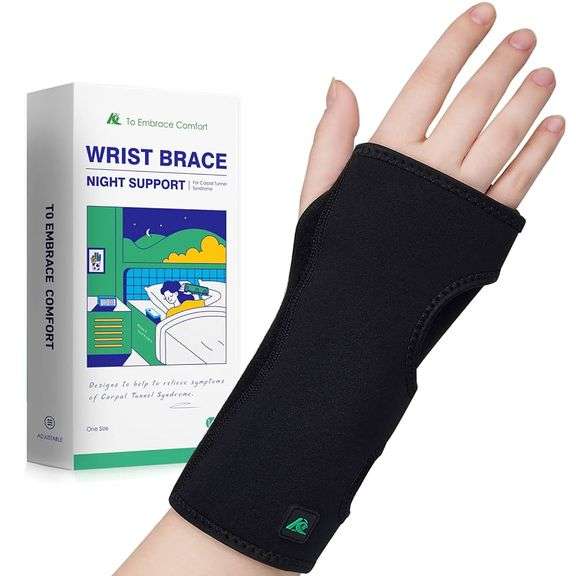 KD, To Embrace Comfort Wrist Brace, Carpal Tunnel Night Support