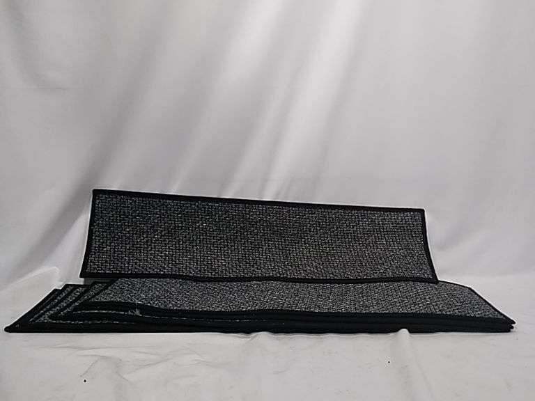 Lot Of 8 Brunner Runner Rug, Grey
