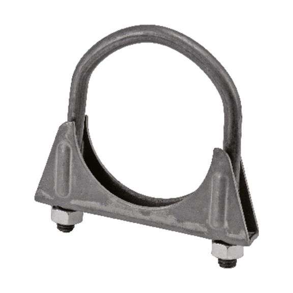 Lot of 6 Victor Saddle Steel Muffler Clamp – 2-1/2"