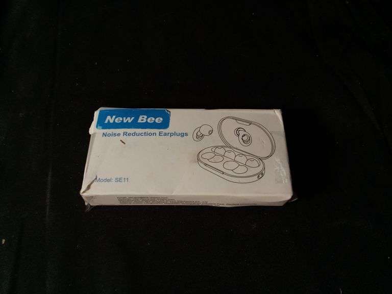 New Bee Noise Reduction Earplugs with Case – Black SE11