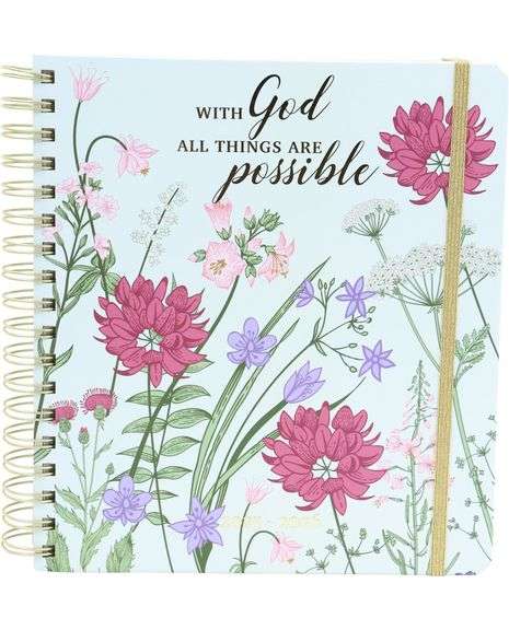 Votum With God All Things Are Possible 18 Month Planner (Aug 2025 - Jan 2027)