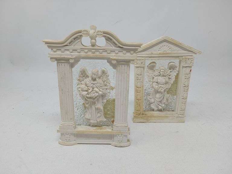 Set of 2 Angel Tea Candle Holders