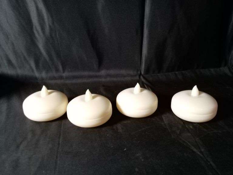 Waterproof Flameless Floating Candles P2027T2, Battery Operated, 4 Count