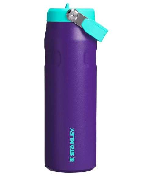 Stanley Aerolight Iceflow Water Bottle w/Flip Straw 2.0 Lid – Deep Purple 24 oz