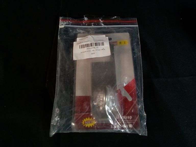 Juvielich Stainless Steel Knob Hasp Lock – Silver 167mm 1Pc