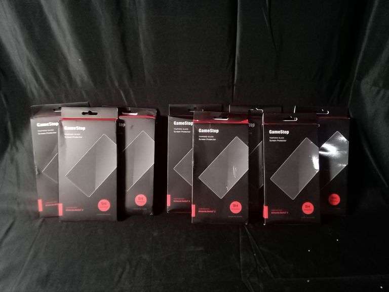 Lot of 8 GameStop Tempered Glass Screen Protector for Nintendo Swtich 2