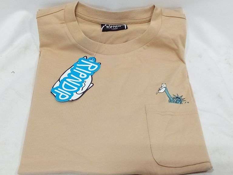 RipNDip Liberty Pocket Tee – Almond Size: L