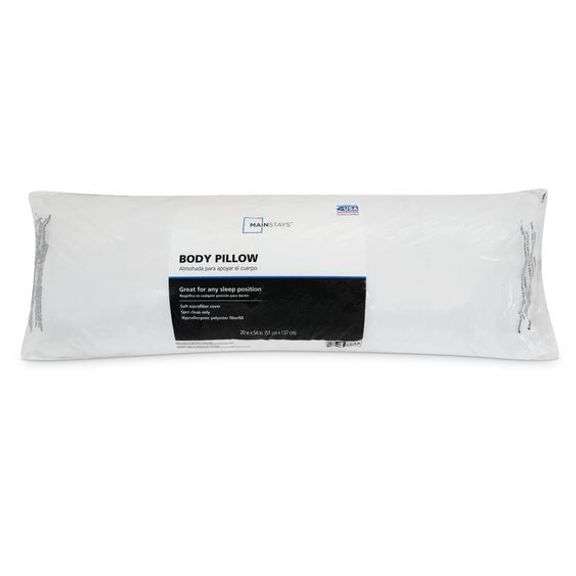 Mainstays Body Pillow – White 20" x 54"