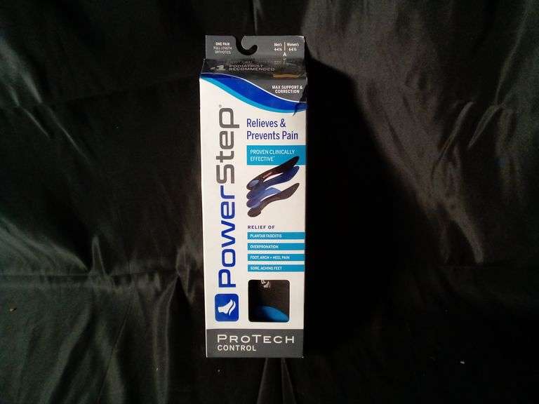PowerStep ProTech Control Full Length Orthotics Insoles – Size: A 1-Pair