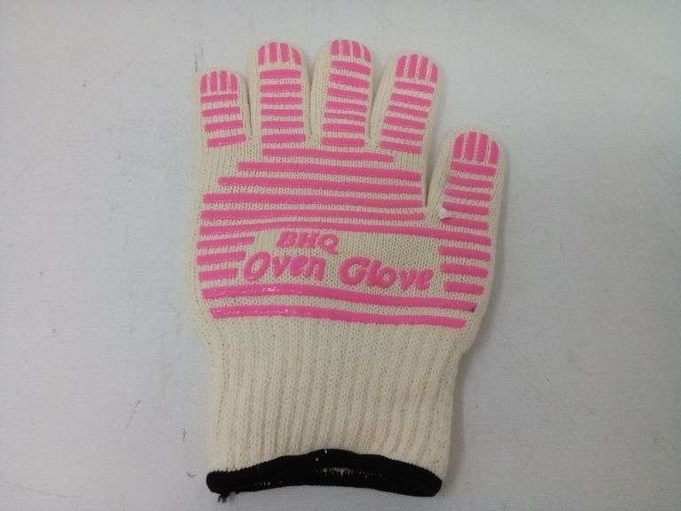BHQ, Extreme Heat Resistant Oven Gloves, Pink
