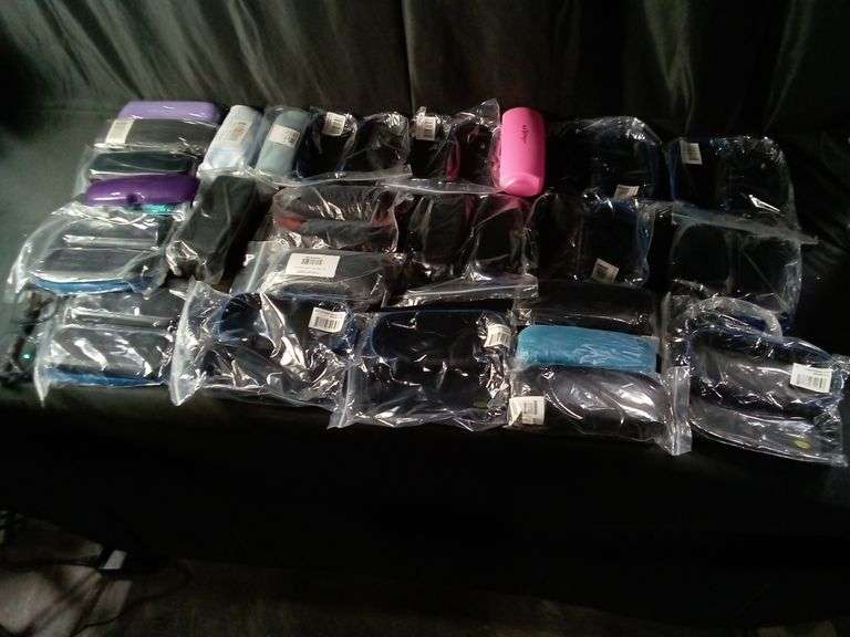 Assortment of 26 Clamshell Eyeglass/Sunglass Cases