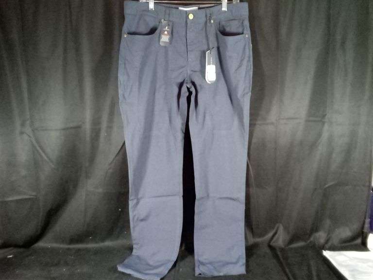Jeckerson, Slim Fit Pantalone, Navy Blue Men's Pants, 35