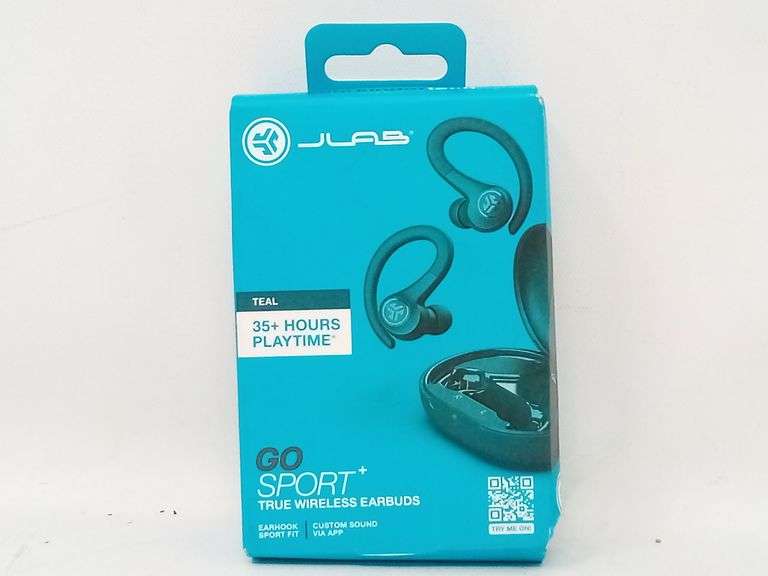 JLab, Go Air Sport True Wireless Bluetooth Earbuds, Teal