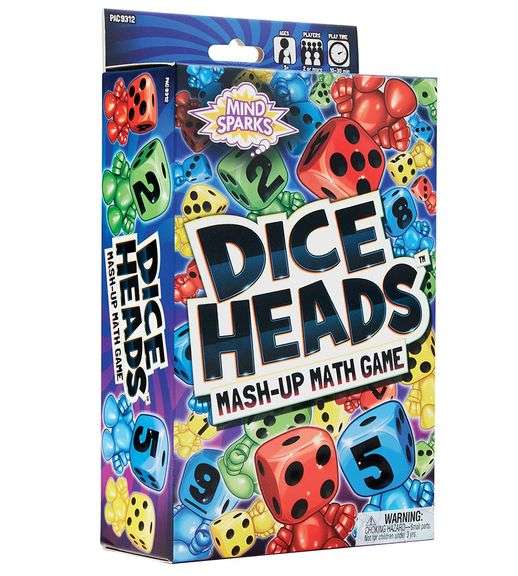Mind Sparks, Dice Heads Mash Up Math Game