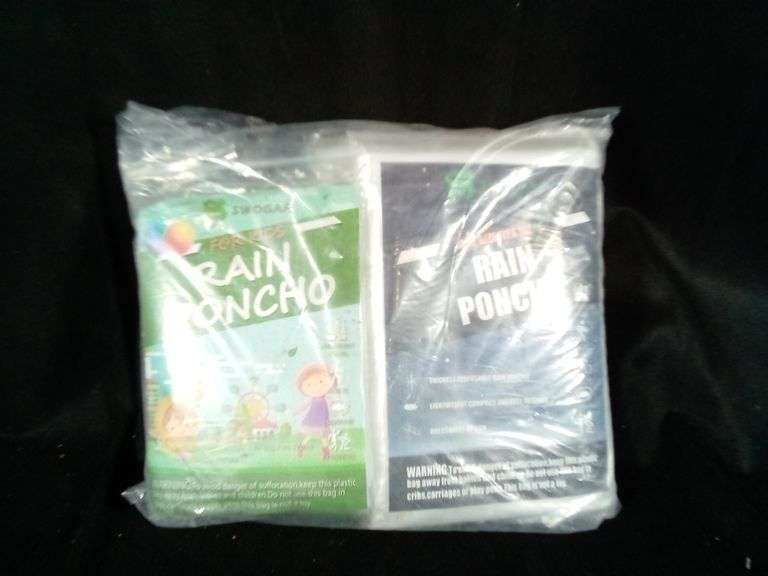Assortment Of SWOGAA, Rain Ponchos Family Pack