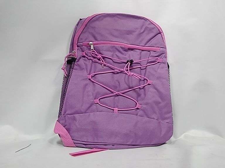 Backpack USA, Moda West Bungee Style Backpack, Purple BG1755