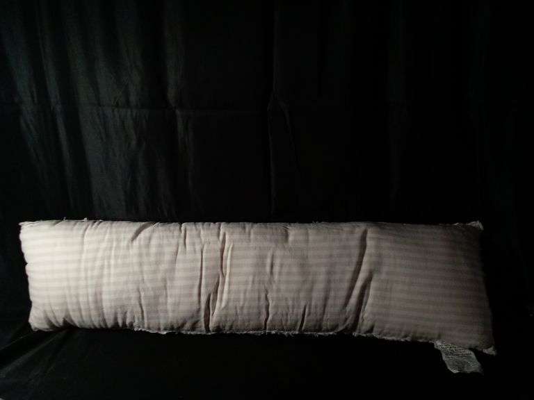 Casaluna Lumbar Heavyweight Linen Blend Stripe Decorative Throw Pillow – Natural