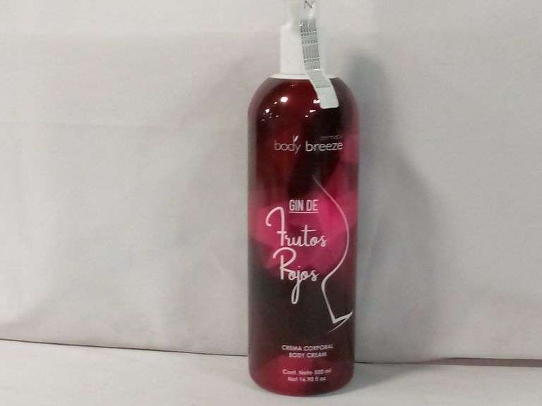Zermat, Body Breeze Gin de Frutos Rojos Body Cream, 16.90 Fl Oz