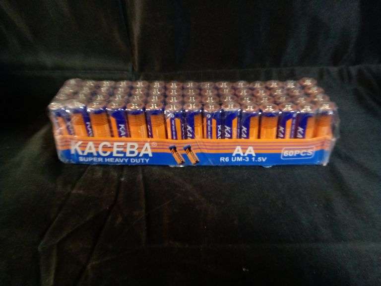 Kaceba, Super Heavy Duty AA Alkaline Batteries 1.5V, 60 Pack