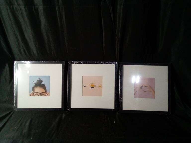 Assortment of 3 Gallery Wall Frames – 11" x 11"