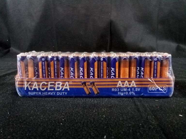Kaceba Super Heavy Duty AAA Batteries – R03 UM-4 1.5V 60 Pcs