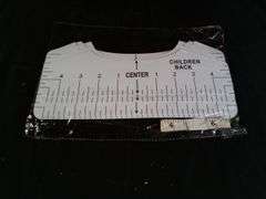T-Shirt Ruler Guide Set for Adult Youth Children