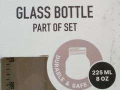 BIBS, Baby Glass Bottle, Anti Colic Feeding Bottle For Babies, 8 Oz
