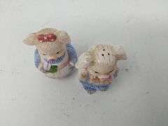 Vintage Mr And Mrs Pig Salt And Pepper Shakers Country Farmer