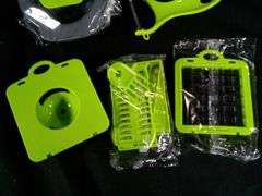 Set of 16 Kitchen Ideas Veggie Slicer – Grey/Green