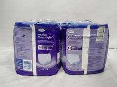 Lot Of 2 Tena, PRO Skin Overnight Fully Breathable Underwear, Medium, 14 Pack