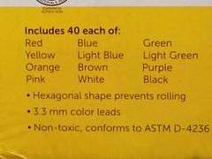 School Smart Colored Pencils – 3.3mm Color Leads, 480 Pieces