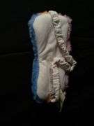 Women's Aerie Fur Sleep Mask with Pretty Stripes/Elastic Band – Size: US O/S