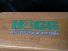 Hogg, Dual Flip Slim Bottle With Strap, Green, 24 Oz