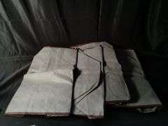 Lot Of 4 King Do Way, Non Woven Large Capacity Quilt Storage Bag, Gray