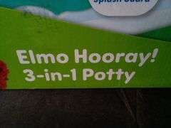 Sesame Street Elmo Hooray 3-in-1 Potty Training Toilet Seat and Step Stool