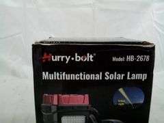 Multifunctional Solar Lamp, LED White Light HB-2678
