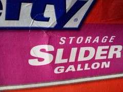 Hefty, Slider Storage Bag, 128 Oz, 66 Ct