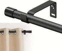 Enjoy Basics Windows Curtain Rod – Black