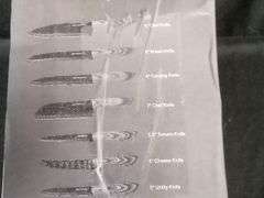 Dockorio, 19 Piece High Carbon Stainless Steel Kitchen Knife Set DCK-19