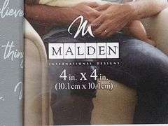 Malden, 2 Up This Is Us Picture Frame, Gray, 4" x 4"