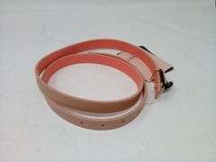 Twinset, Cintura Reversible Leather Belt With Oval T Buckle