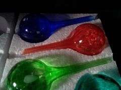 Automatic Self Watering Plant Glass Ball Bulbs – Assorted Colors, 6 Bulbs