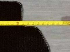 Rear Car Floor Mat, Black, 22" x 52"