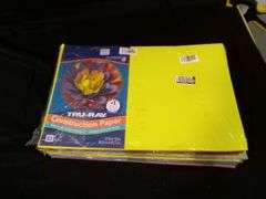 Assortment of 9 Tru-Ray Construction Papers – 12" x 18" 50 Sheets ea.
