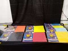 Assortment of 9 Tru-Ray Construction Papers – 12" x 18" 50 Sheets ea.
