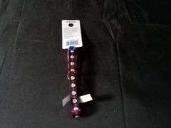 Top-Paw Nylon Collar – Black/Purple 8" - 12" X-Small