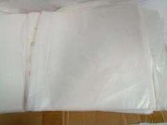 Unprinted Clear Portion Bags Fold/Saddle – 10" x 8.5"