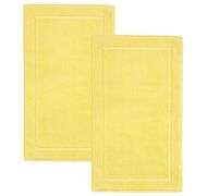 Hawmam Linen Yellow Bath Mats